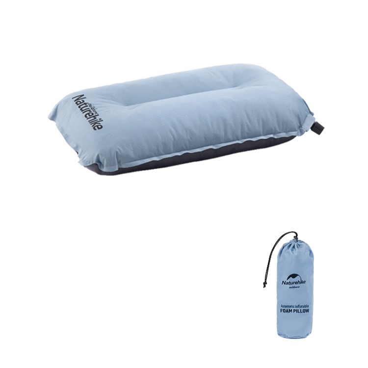 Naturehike samonafukovací cestovný vankúšik 250g - svetlo modrý